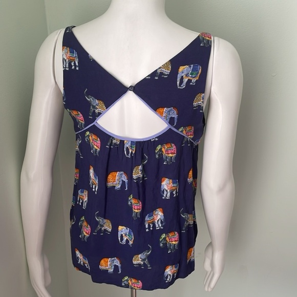 ANTHROPOLOGIE Maeve Elephant Tank size XS - Picture 3 of 6